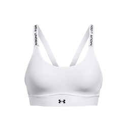 REGGISENO SPORTIVO UA INFINITY MID 2.0 DA DONNA WHITE